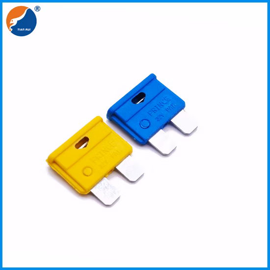 ATM Atc ATO Att Maxi Estándar Mini Micro Hoja de perfil bajo Fusible automático Enchufe Fusible para automóvil automotriz 1A 2A 3A 5A 7.5A 10A 15A 20A 25A 30A 40A